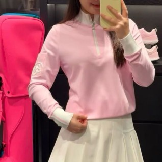 지포어 [ G / F ] 가을신상 로고 하프지퍼 셔츠(여성)