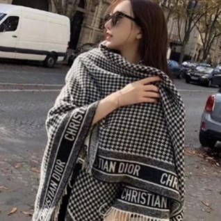 디올 몽테인 블랭킷 울캐시 숄머플러