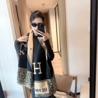 2025FW 에르메스 캐시미어 숄머플러 커스텀