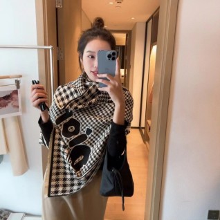 2025FW 디올 체크로고 숄머플러 커스텀