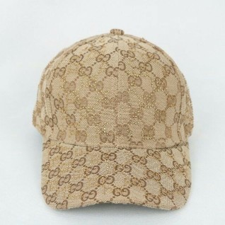 구찌 체크비즈 볼캡 모자