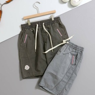 몽클레어 삼선 오뚜기 워싱 하프 팬츠